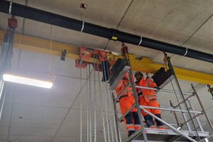 TO ENSURE the safe, effective and efficient transfer of plant equipment into the basement energy room of a new residential tower block in London, a major construction project leveraged the advantages of appointing Hoist & Winch as its supplier of turnkey lifting equipment.