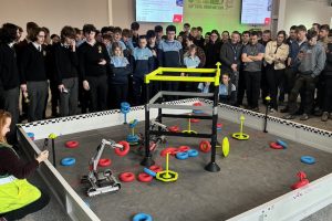 As part of Engineers Week, Combilift opened its doors to local schools in an initiative aimed at promoting STEM education and announced that the Regional VEX Robotics championships will be held within the Combilift Head Quarters, with winners getting a chance to qualify in the world championships.