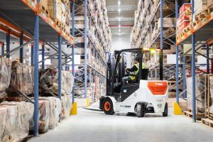 The manufacturer presented several new developments at LogiMAT as part of a comprehensive display of the company’s material handling product lines, including diesel, LPG and electric forklifts.