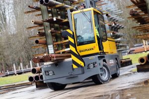 Leading sideloader manufacturer, Baumann, has developed new levels for its special safety load system, called SafeLoad Assistance, to further assist operators in avoiding dangerous situations.
