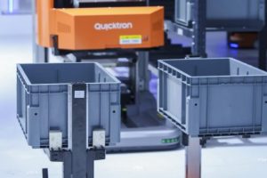 Quicktron has launched a new solution for the UK market – the M5F bin-mover robot – which enhances its Quickbin+ solution.