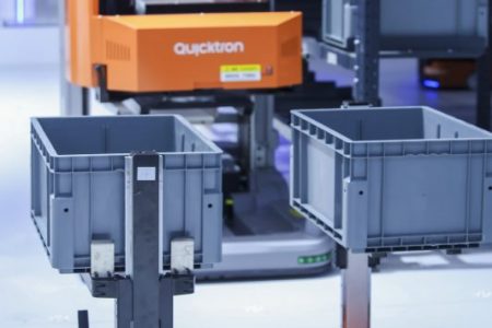 Quicktron has launched a new solution for the UK market – the M5F bin-mover robot – which enhances its Quickbin+ solution.