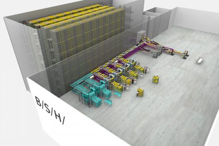 HOME APPLIANCE specialist BSH Hausgeräte has broken ground on a shuttle warehouse.