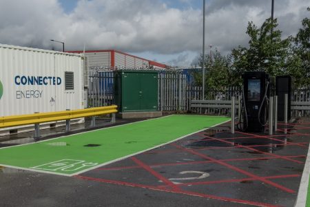 High power charging supported   Volvo Truck and Bus Centre London North in Enfield has become the latest HGV site in the UK to feature Dynamic Load Management (DLM) technology from Evolt Charging, part of SWARCO Smart Charging – an innovation that ensures the constant availability of power to charge Volvo’s new generation of trucks. 