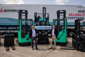 Cold store specialist is maximising uptime thanks to a new fleet from Mitsubishi Forklift Trucks