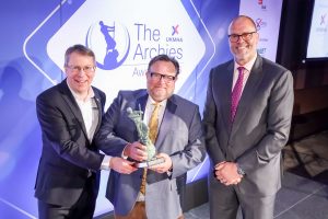 Westexe can lay claim to being the best forklift truck dealer in the business, after being crowned UKMHA Dealer Member of the Year at the prestigious Archies 2025 awards.