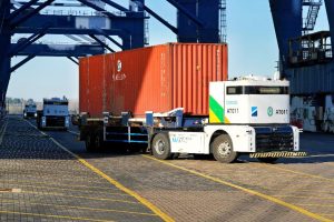 Hutchison Ports Port of Felixstowe has confirmed an order for a further 34 Autonomous Trucks (ATs) from Shanghai Westwell Technology Co. Ltd (Westwell), doubling its fleet.