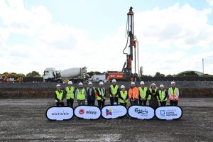 Work has begun on the first unit at a new national logistics hub.