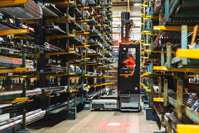Multidirectional forklift fleet boasts innovative safety features