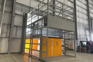 Hörmann Transdek has supplied and installed a Vehicle-to-Ground (V2G) lift at Next’s South Elmsall distribution centre, near Wakefield.