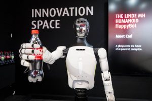 The humanoid robots under development hint at a broader automation portfolio from Linde Material Handling.