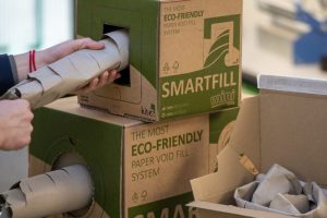 Kite Packaging’s Smart Fill range is a complete family of paper void fill dispensers and machines that replace plastic void fill with a greener, scalable alternative.