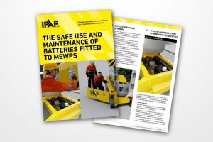 The International Powered Access Federation (IPAF) has released a new guidance pack focused on the safe use and maintenance of batteries fitted to mobile elevating work platforms (MEWPs).