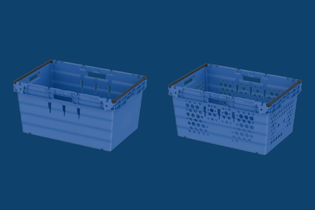 goplasticpallets.com has expanded the UK’s largest range of high-quality plastic crates and boxes with the launch of two new bale arm crates.