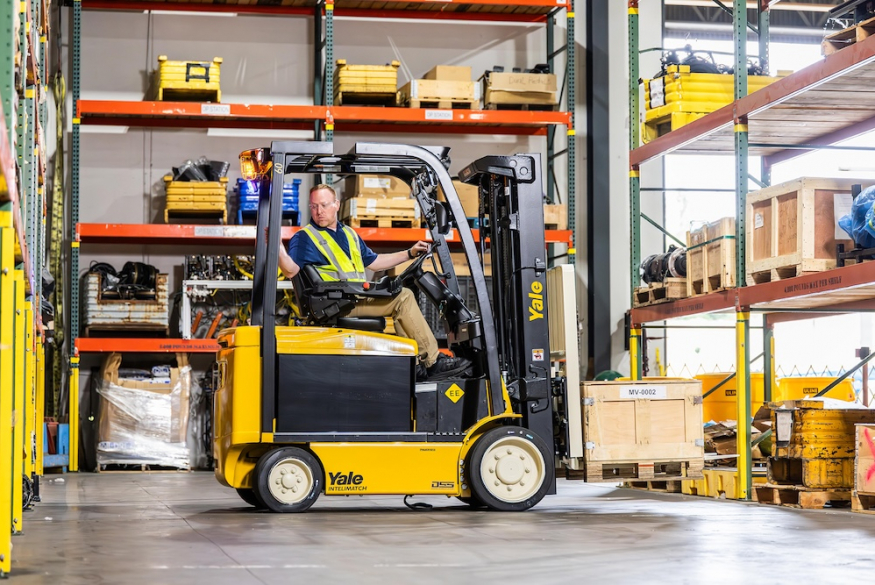 Yale updates flagship electric counterbalance