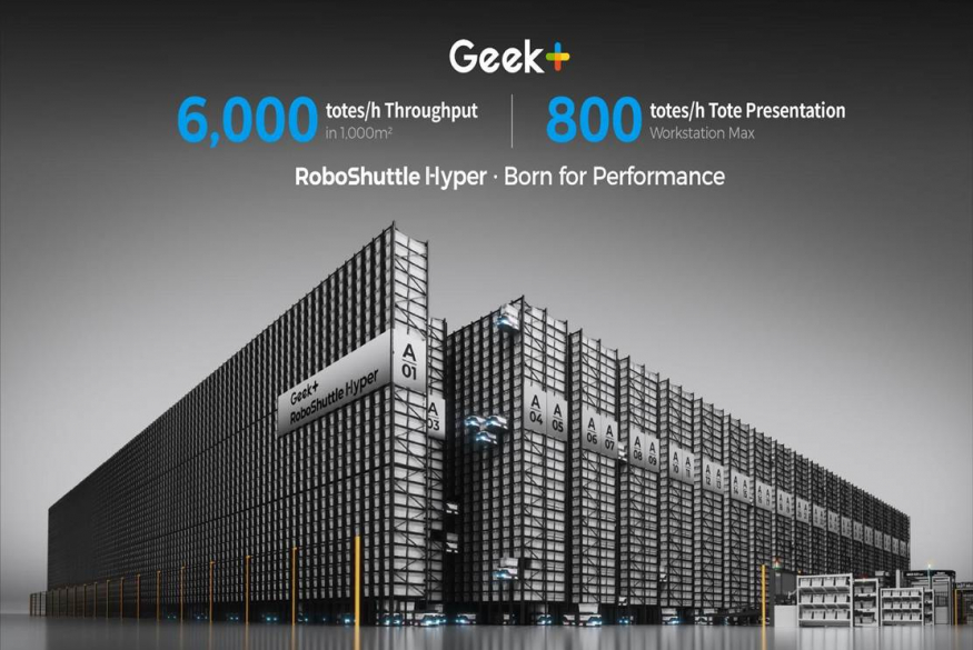 Geekplus launches RoboShuttle Hyper enabling dual-robot operation within the same column