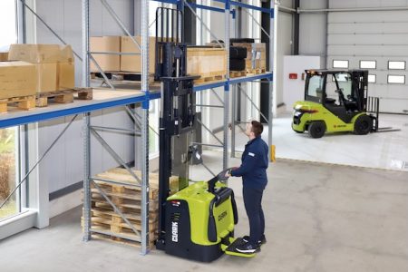 Following the successful launch of new electric low-lift pallet trucks, industrial truck specialist Clark is now bringing to market a completely new range of electric high-lift pallet trucks featuring state-of-the-art lithium-ion (Li-Ion) technology.