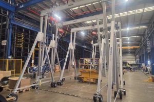 For a UK-based manufacturer of plastic pipe systems, flexibility is essential when handling large-section pipework and the customised angle and bend connections required by end customers.